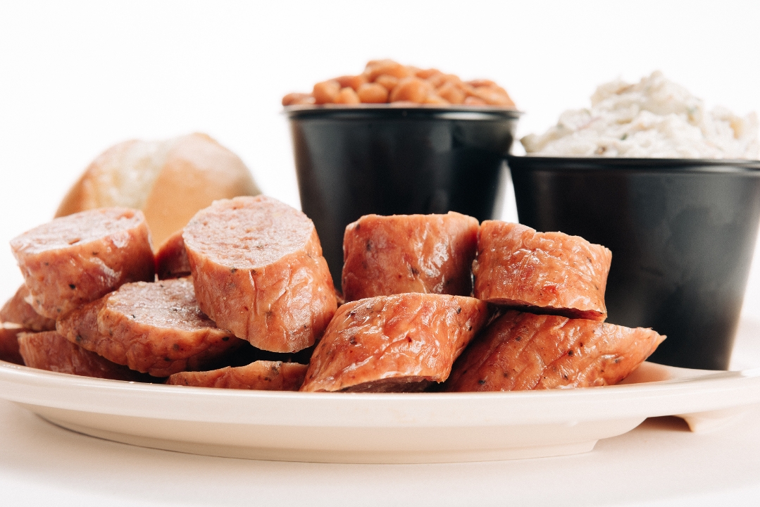 Order Smoked Sausage Plate food online from Whole Hog Cafe - W Markham store, Little Rock on bringmethat.com