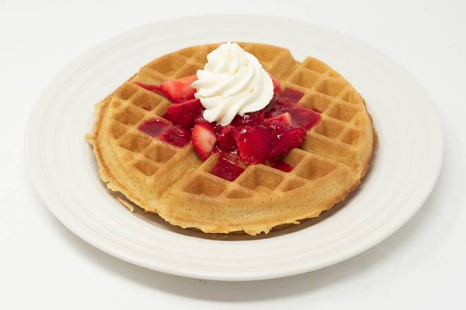 Order Strawberry Waffle food online from Village Inn store, Fremont on bringmethat.com