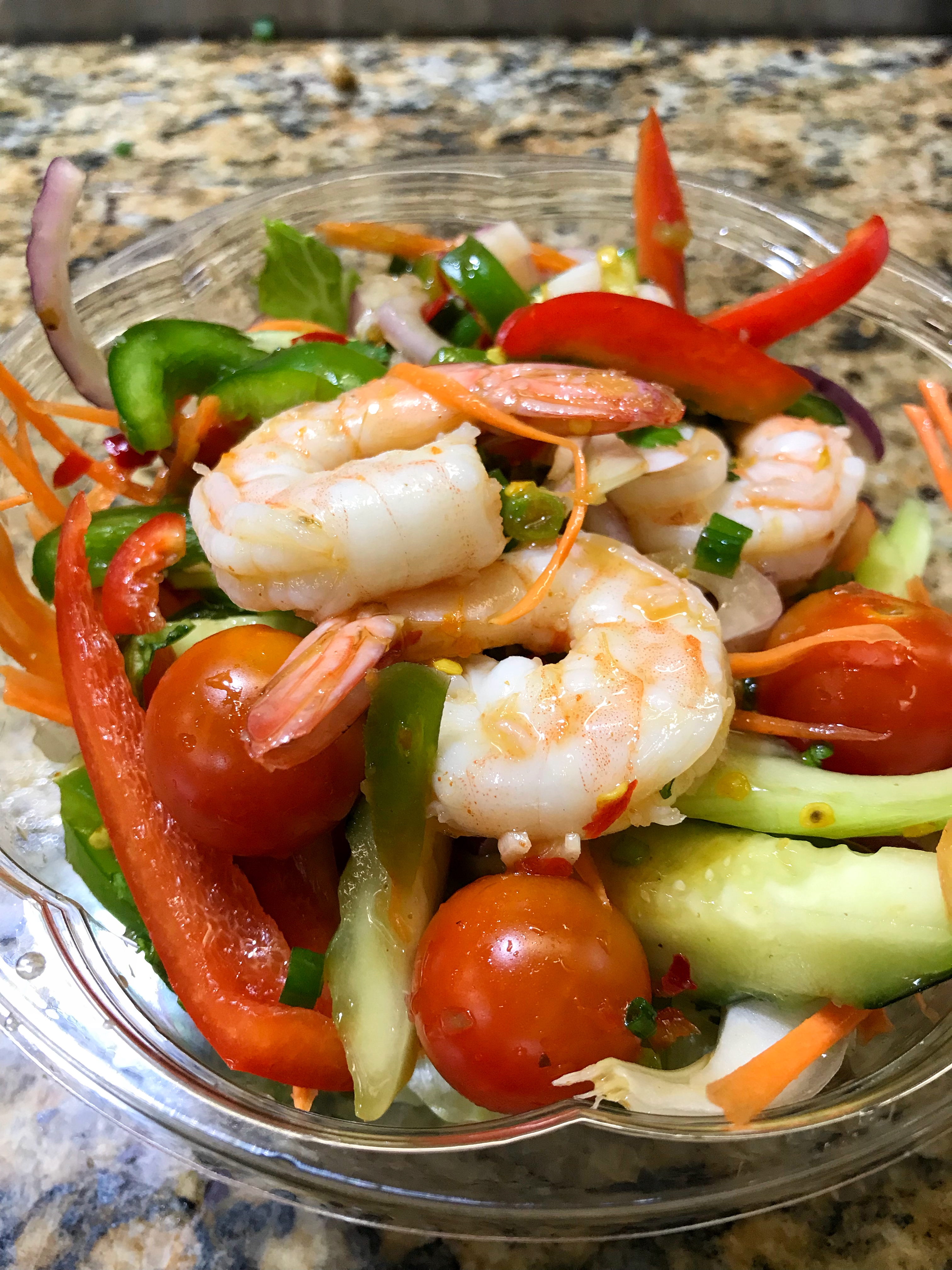 Order Shrimp Salad food online from Thai Fusion Kitchen store, Folsom on bringmethat.com