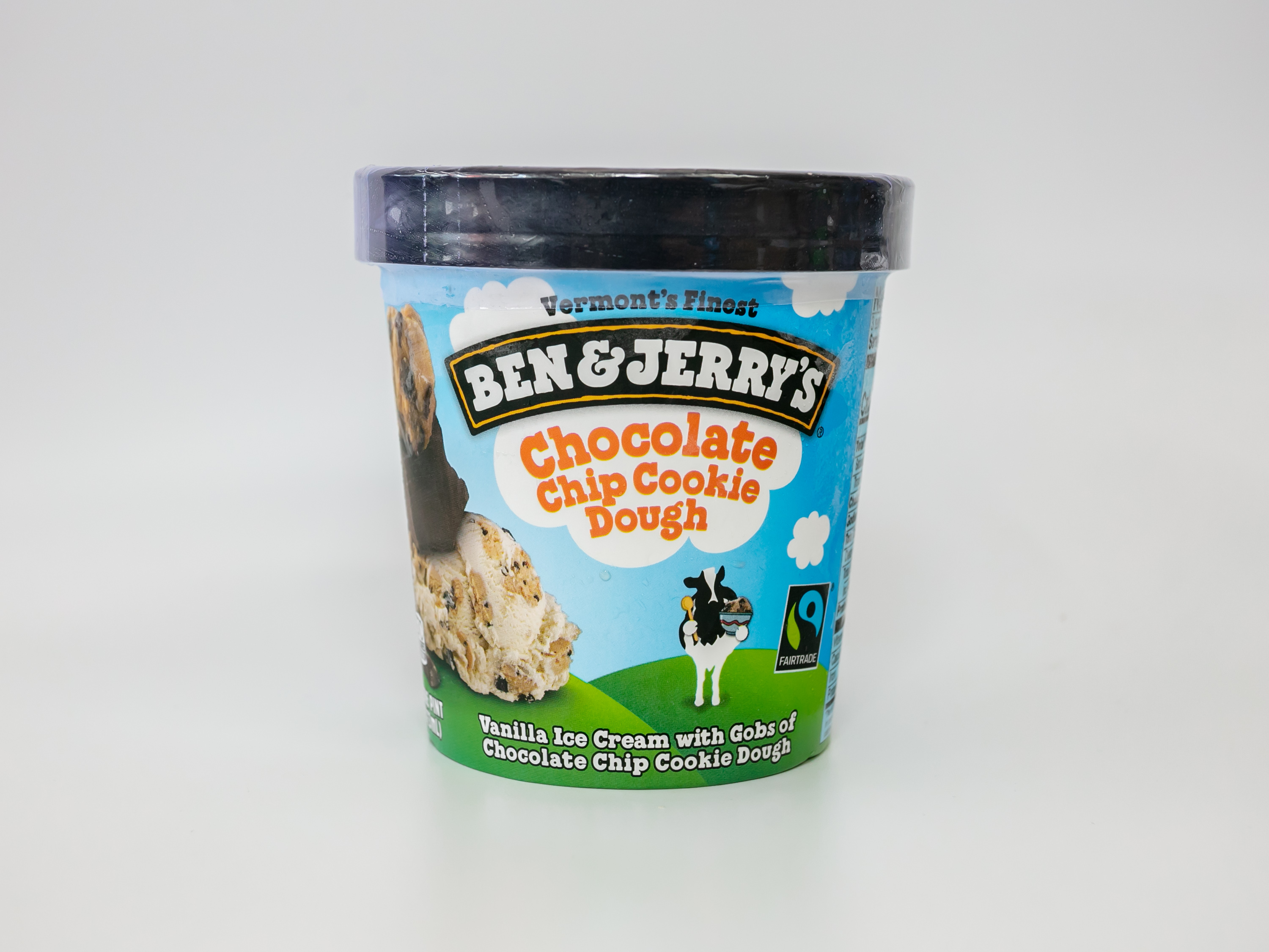 Order 3. Chocolate Chip Cookie Dough Ben & Jerry's Ice Cream food online from Walnut Express store, Dalton on bringmethat.com
