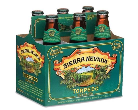 Order Sierra Nevada Torpedo Extra IPA, 6pk-12oz bottle beer (7.2% ABV) food online from Tenderloin Liquor store, San Francisco on bringmethat.com