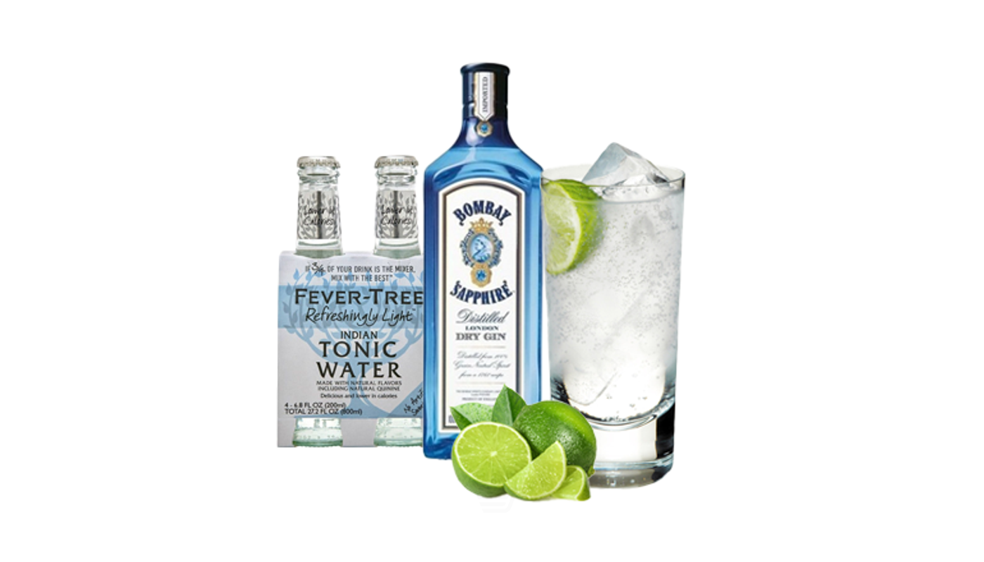 Order Gin & Tonic Bundle #4 food online from Dimension Liquor store, Lake Forest on bringmethat.com