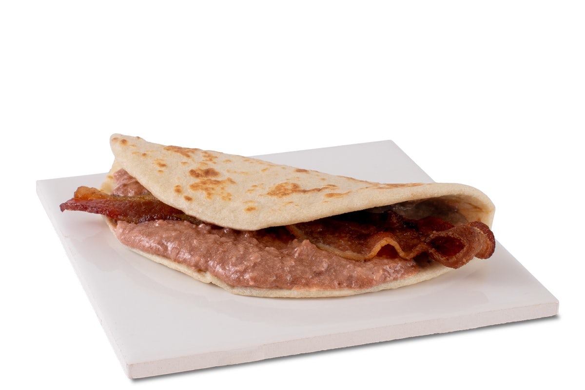 Order Bean & Bacon Taco food online from Taco Cabana store, Georgetown on bringmethat.com