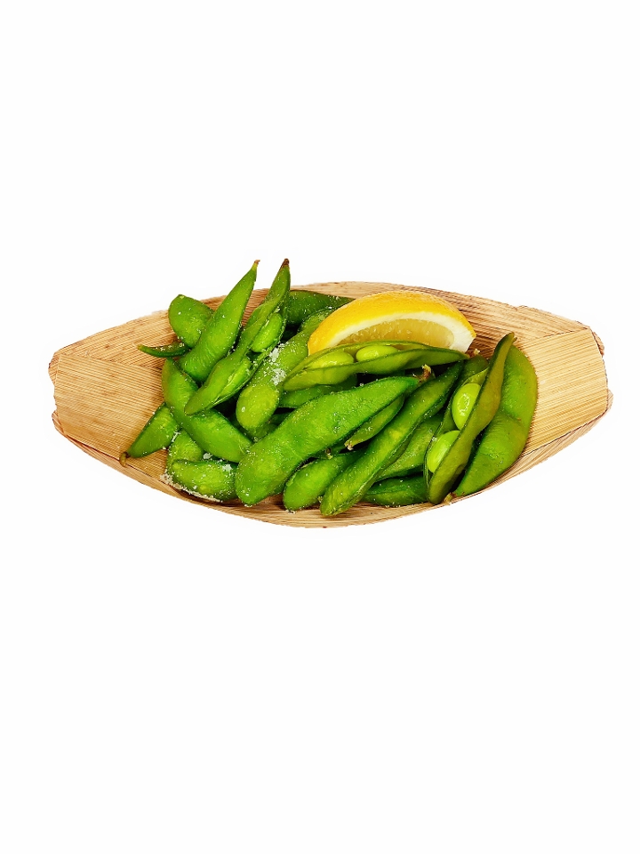 Order (A8) Edamame food online from Bark & Barrel Bbq At Stovehouse store, Huntsville on bringmethat.com