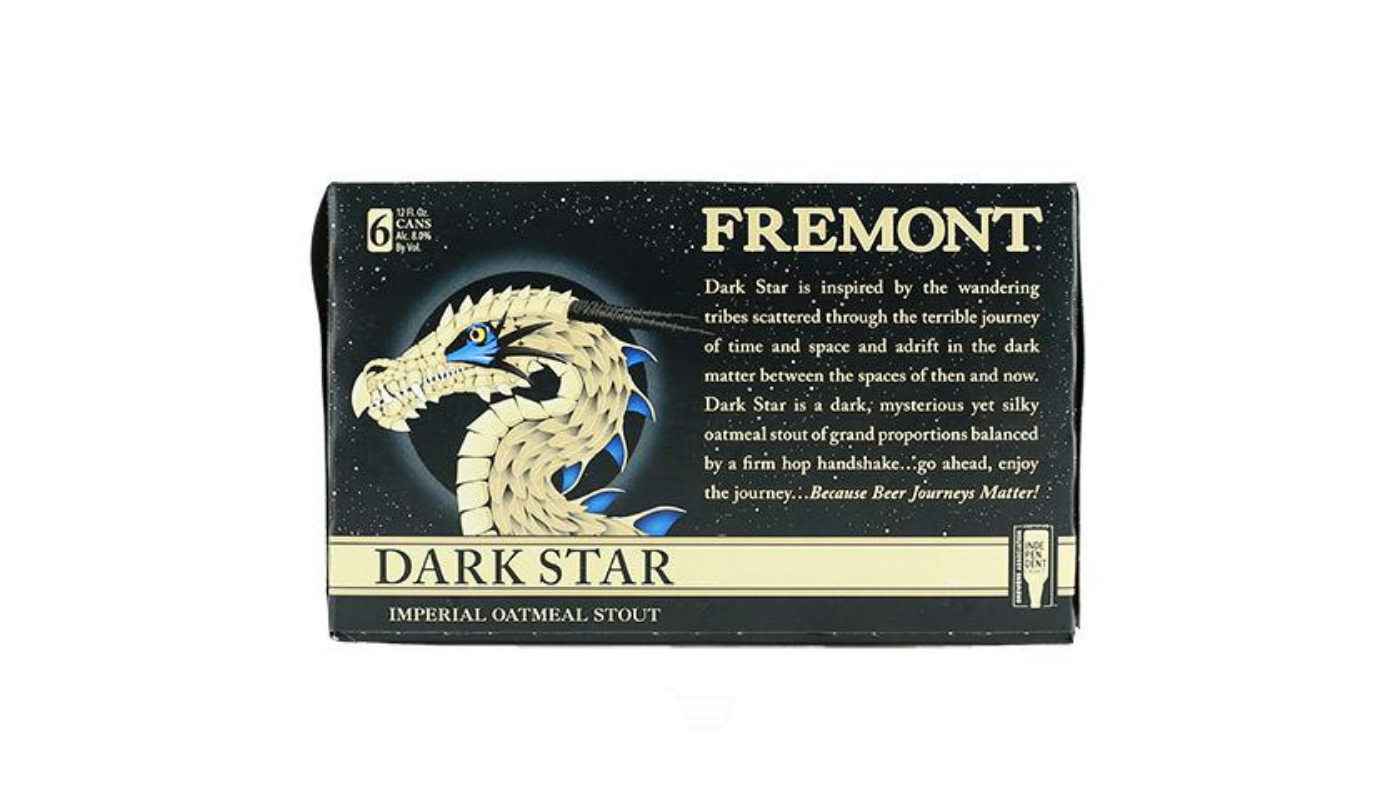 Order Fremont Dark Star Imperial Oatmeal Stout 6 Pack 12 oz Cans 8% ABV food online from P & B Liquor & Fine Wine store, Long Beach on bringmethat.com