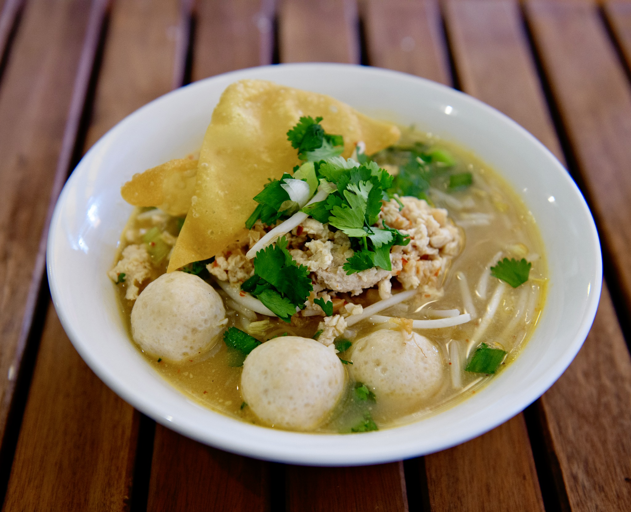 Order Tom Yum Chicken Noodle Soup food online from Urban Thai Restaurant store, Arlington on bringmethat.com