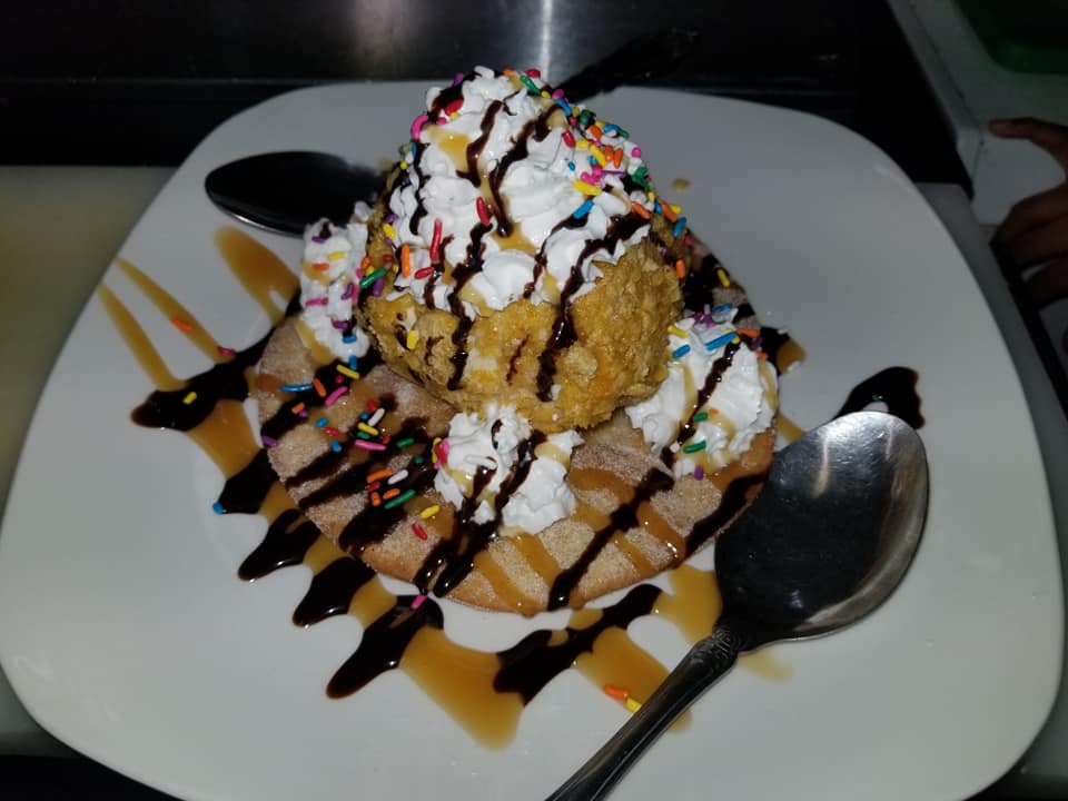 Order Mexican Fried Vanilla Ice Cream food online from Paraiso Rosel store, Reading on bringmethat.com
