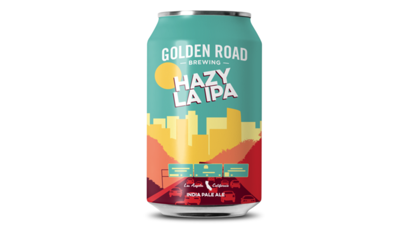 Order Golden Road Hazy LA IPA 6 Pack 12 oz Cans 6.5% ABV food online from House Of Cigar & Liquor store, Redondo Beach on bringmethat.com