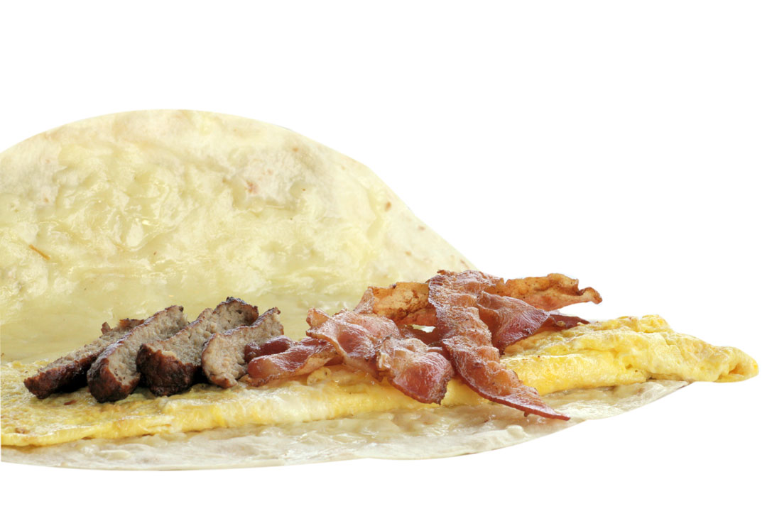 Order #5. Breakfast Quesadilla food online from Michael Super Burgers store, Whittier on bringmethat.com