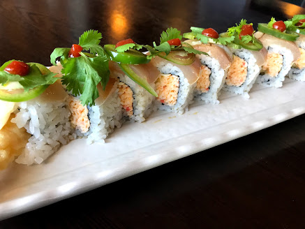 Order Jessica Albacore Special Roll food online from Sushi Nori store, Escondido on bringmethat.com