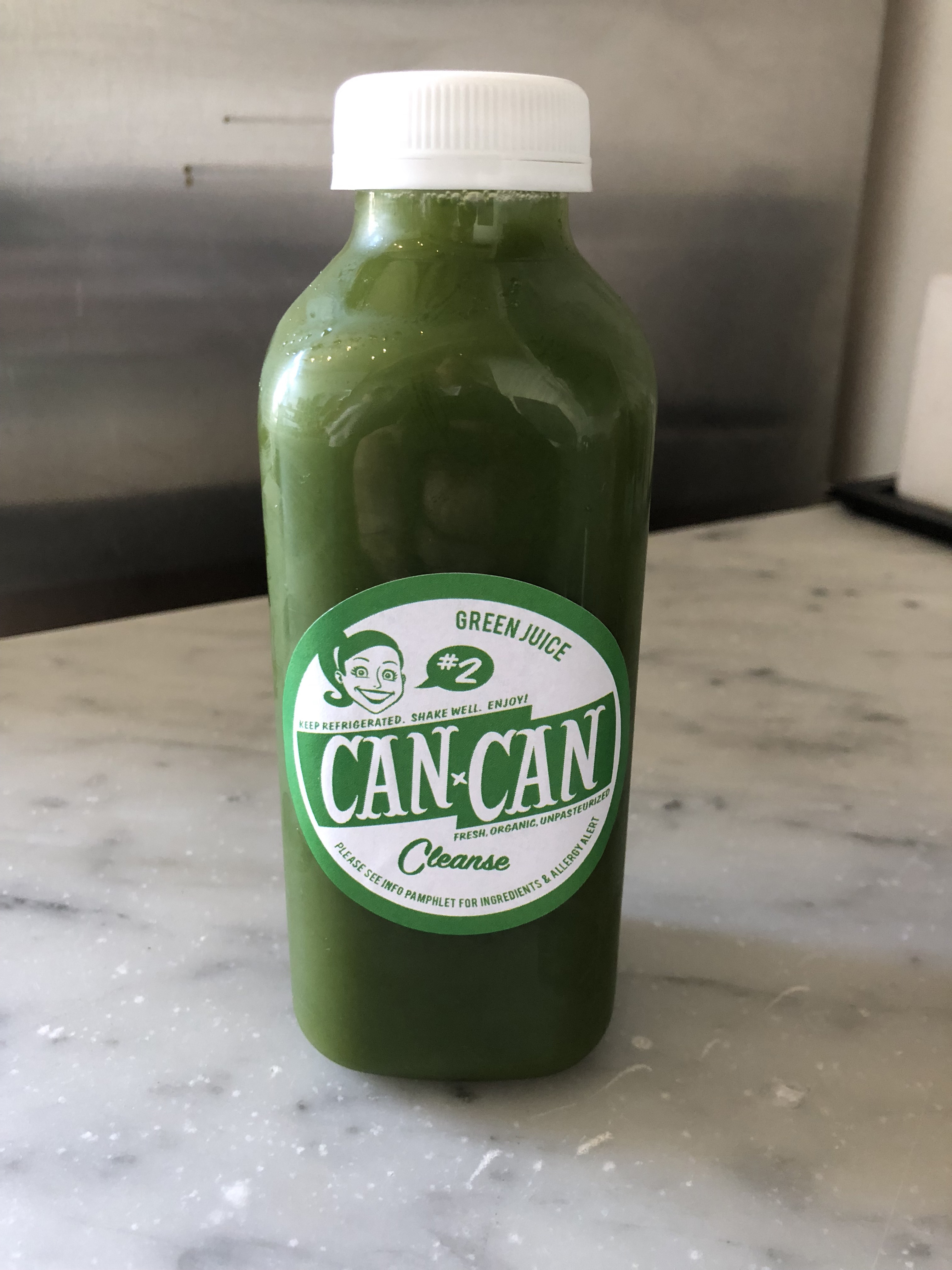 Order 16 oz. Green Juice (Can-Can) food online from Nourish Cafe store, San Francisco on bringmethat.com