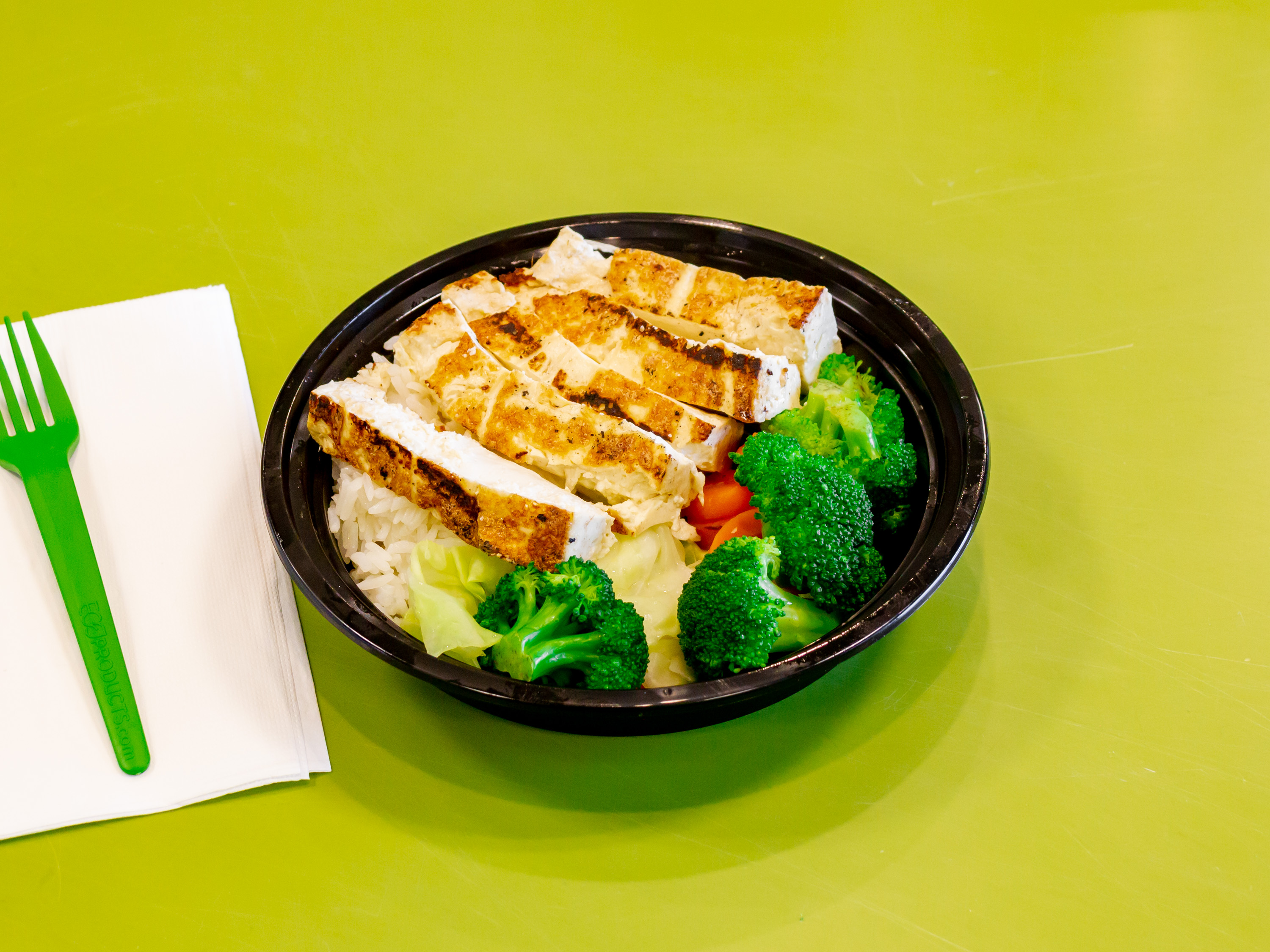 Order Tofu Fork'n Bowl food online from Fresh Fork Grill store, Ceres on bringmethat.com