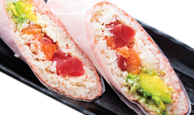 Order Sushi Burrito - Raw food online from Oki Japanese Grill store, Plano on bringmethat.com