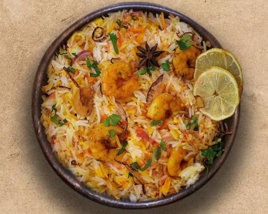Order Spice Lane Shrimp Biryani food online from Spice Route store, Irving on bringmethat.com