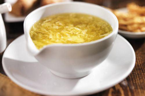 Order 2. Egg Drop Soup food online from Great Wall Restaurant store, Flushing on bringmethat.com