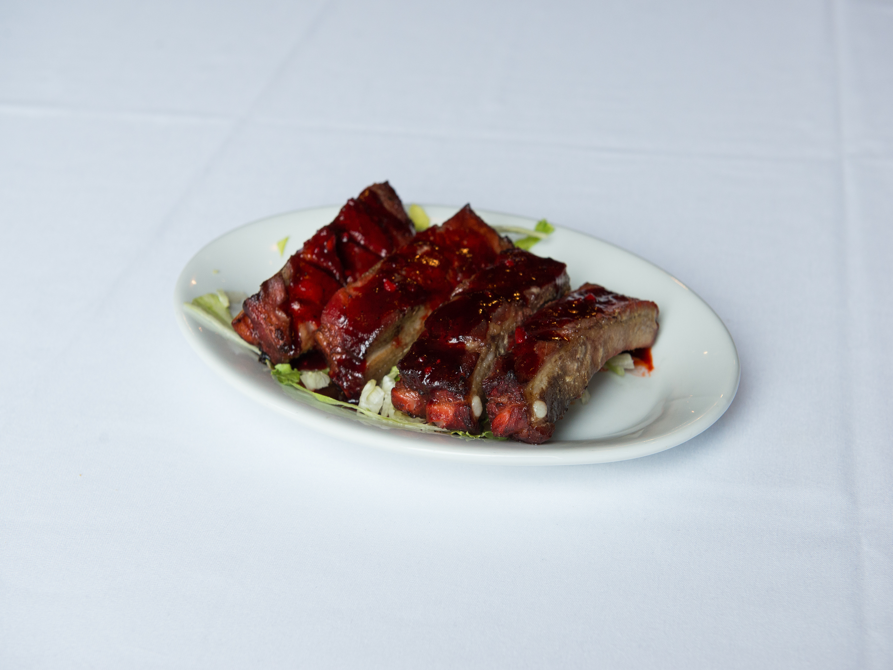 Order 4 Piece BBQ Spare Ribs food online from Chi Thai Chinese & Thai Restaurant store, Columbus on bringmethat.com