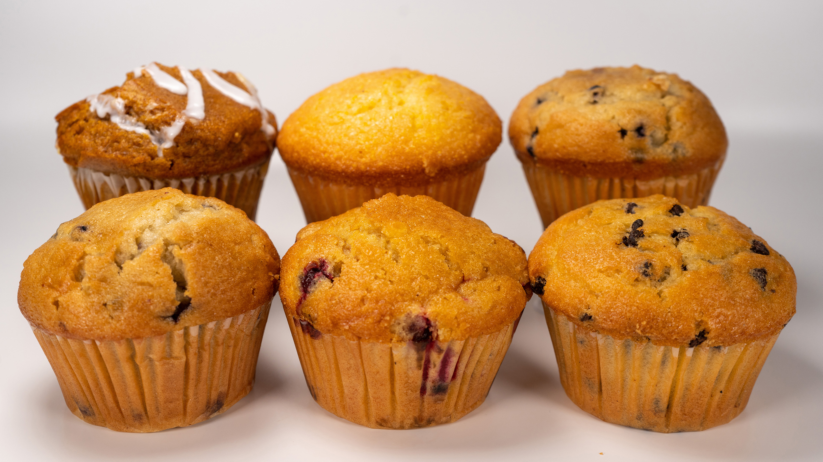 Order Assorted Muffins food online from Ma's Donuts and More store, Middletown on bringmethat.com