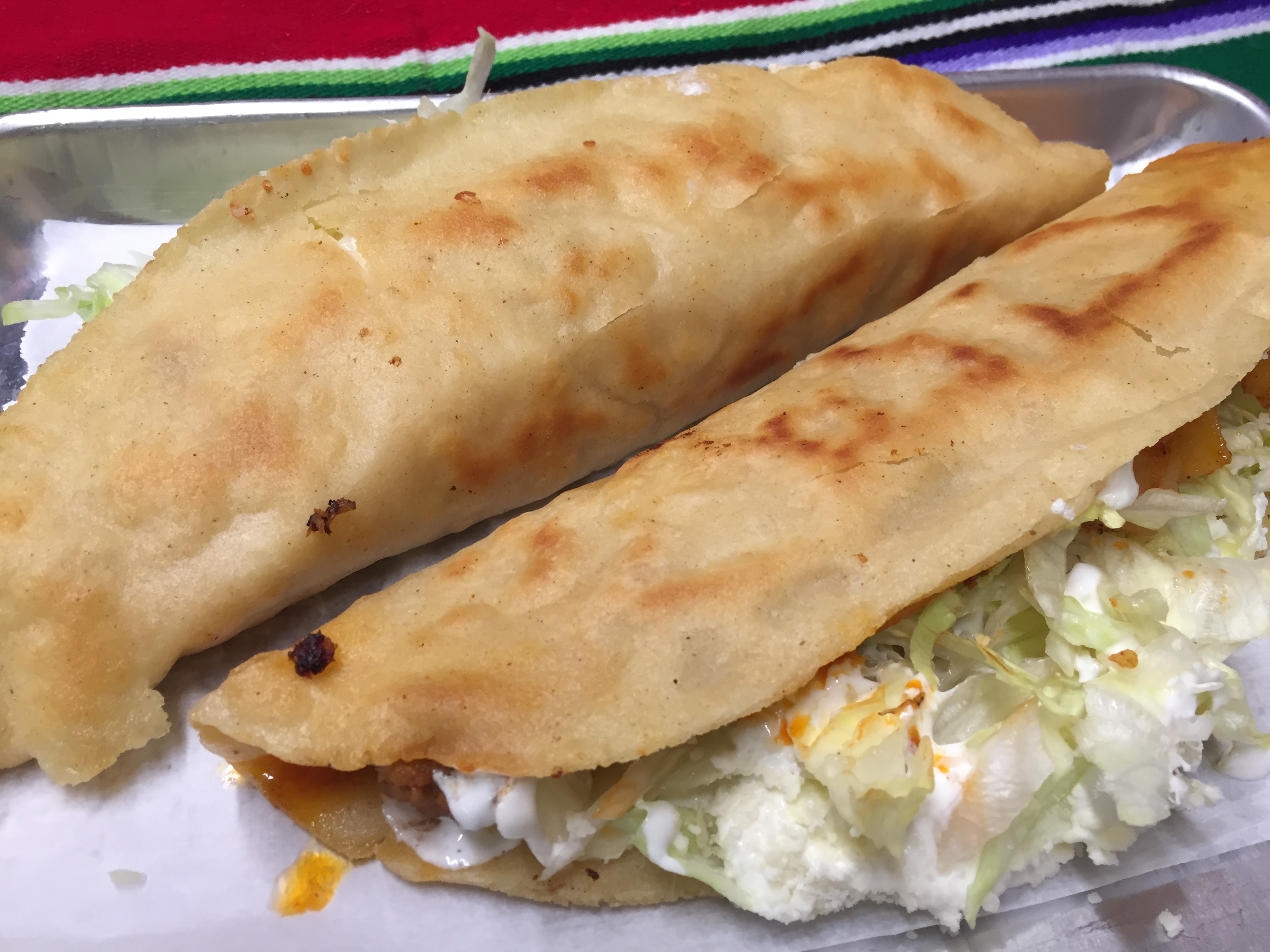 Order CHORIZO QUESADILLAS (Corn) food online from Montes Cafe store, Seaside Heights on bringmethat.com