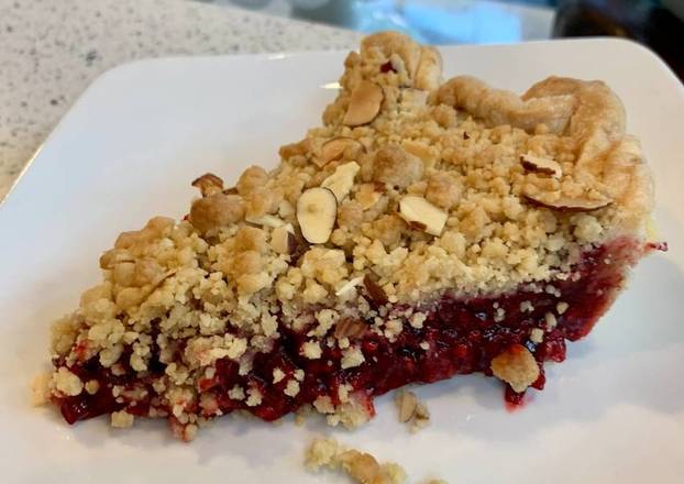 Order Raspberry Crumble Slice food online from A La Mode Pies store, Seattle on bringmethat.com