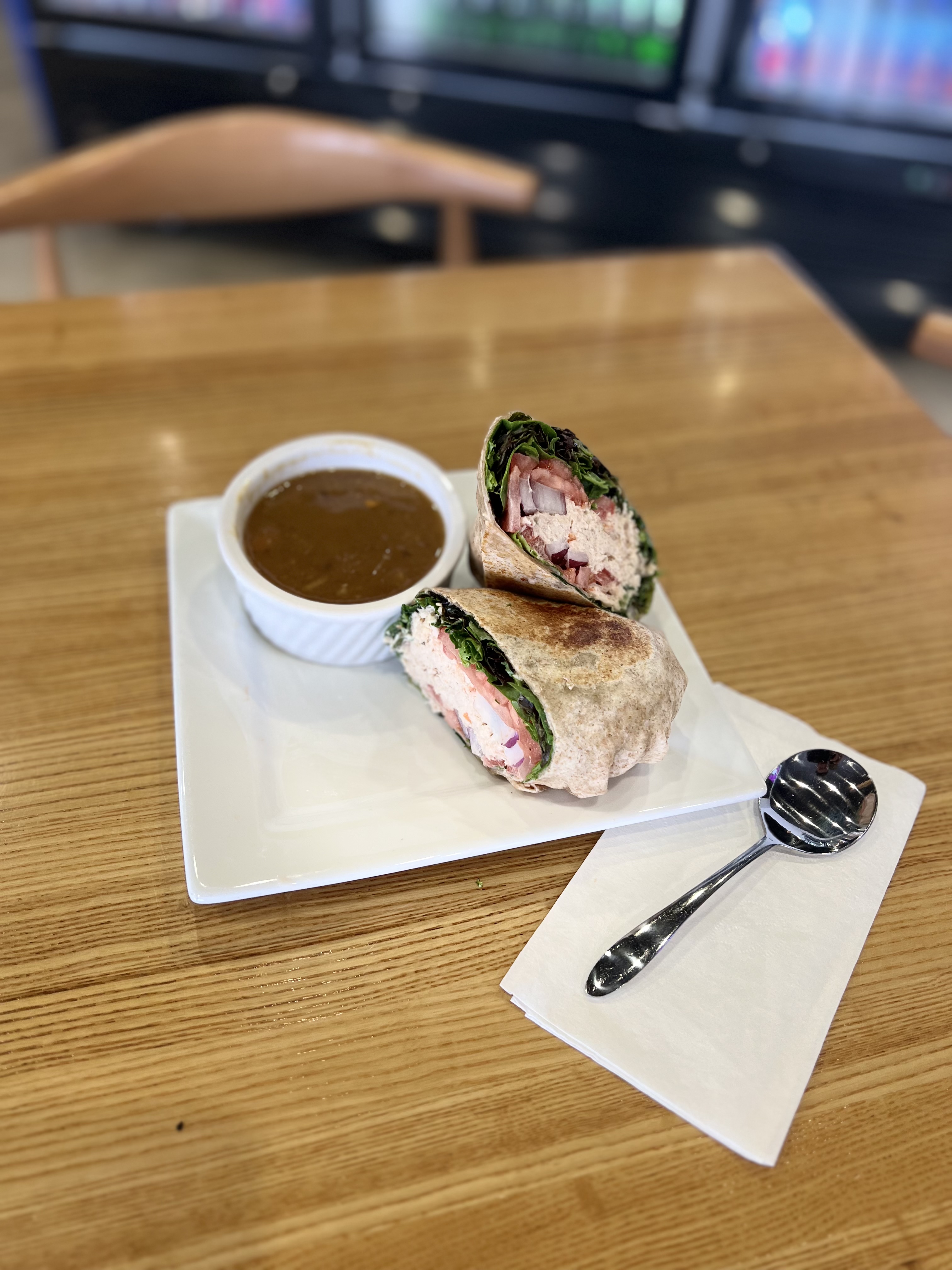 Order Albacore Tuna Wrap food online from Apple A Day Cafe store, Miami Beach on bringmethat.com