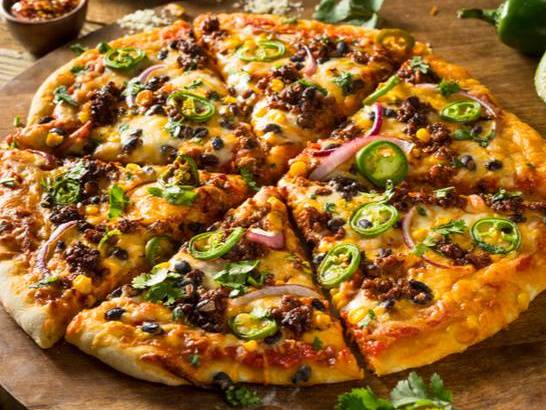 Order Mexican Pizza food online from John Pizza Den store, Nashville on bringmethat.com