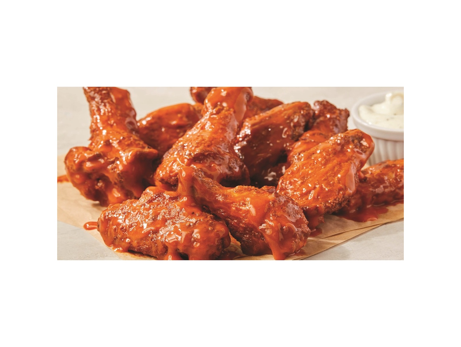 Order Bone-In Oven Roasted Chicken Wings food online from Vocelli Pizza store, Frederick on bringmethat.com