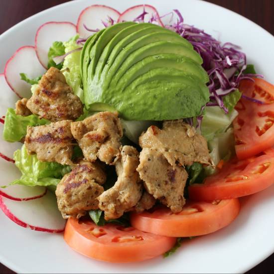 Order Chicken Salad food online from Green Leaves Vegan store, Los Angeles on bringmethat.com