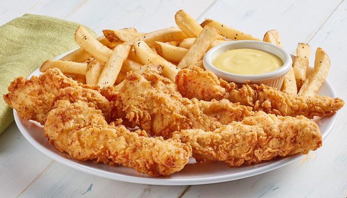 Order O'Charley's Famous Chicken Tenders & Fries food online from O'charley store, Cuyahoga Falls on bringmethat.com