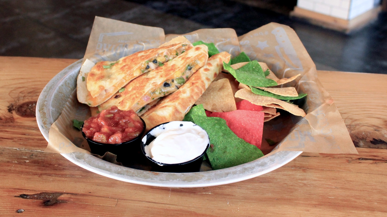 Order Veggie Quesadilla food online from Junior's Bar and Grill store, Albany on bringmethat.com