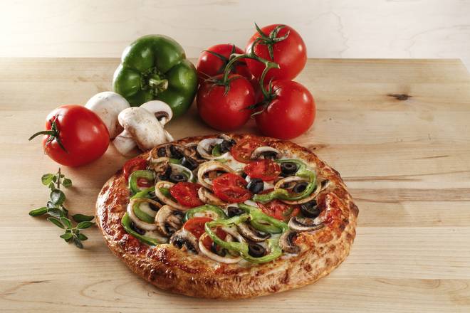 Order Veggie Pizza food online from Pizza Factory store, Salinas on bringmethat.com