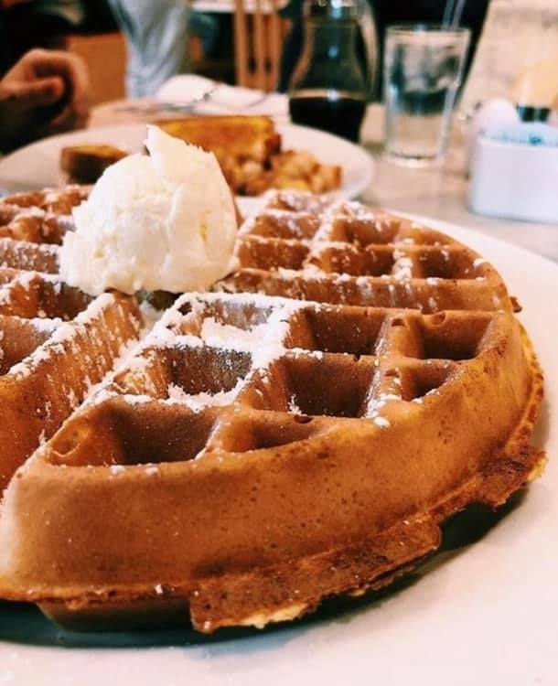 Order Belgian Waffle food online from Wild Eggs store, Fishers on bringmethat.com