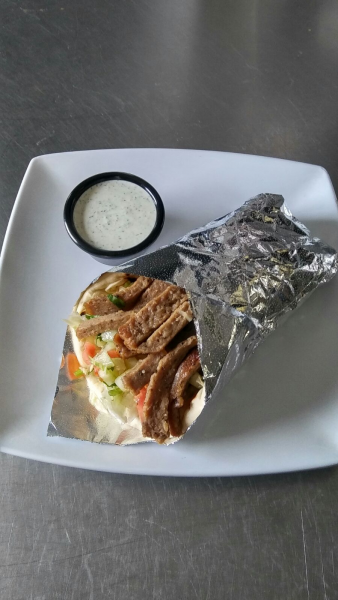 Order Gyro Sandwich food online from Couscous Cafe store, Oklahoma City on bringmethat.com