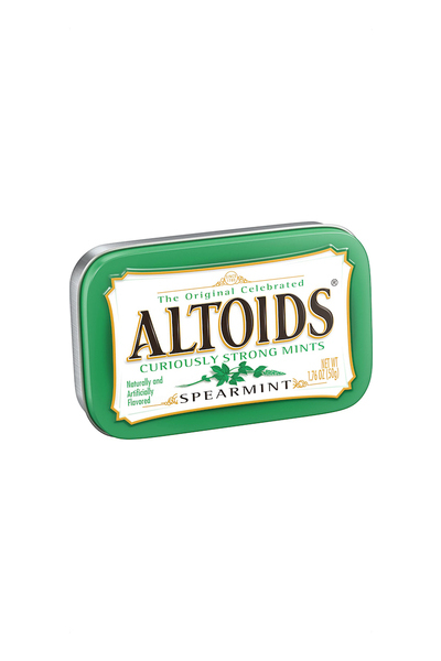 Order Altoids Spearmint 1 Container 1.7oz food online from Friends Snacks store, San Francisco on bringmethat.com