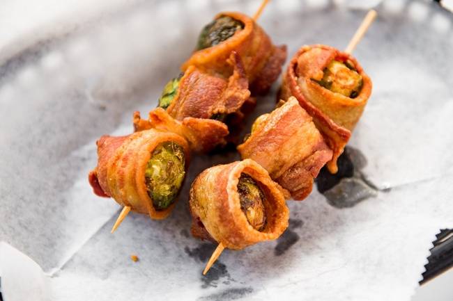 Order Bacon Brussel Skewers food online from The QUICK FIXX store, Philadelphia on bringmethat.com