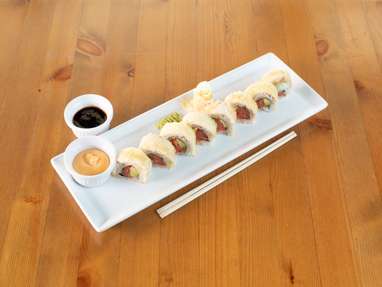 Order Ichiban Roll food online from Fukusuke Japanese Ramen Dining store, Fountain Valley on bringmethat.com