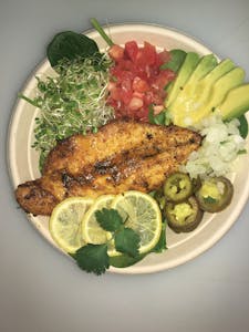 Order Cajun Fish Bowl food online from Hot Pita Food Court store, Fort Campbell on bringmethat.com