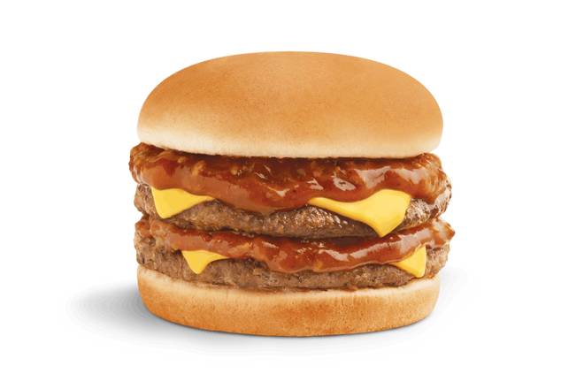 Order Double Chili Cheeseburger food online from Wienerschnitzel #583 store, Las Vegas on bringmethat.com