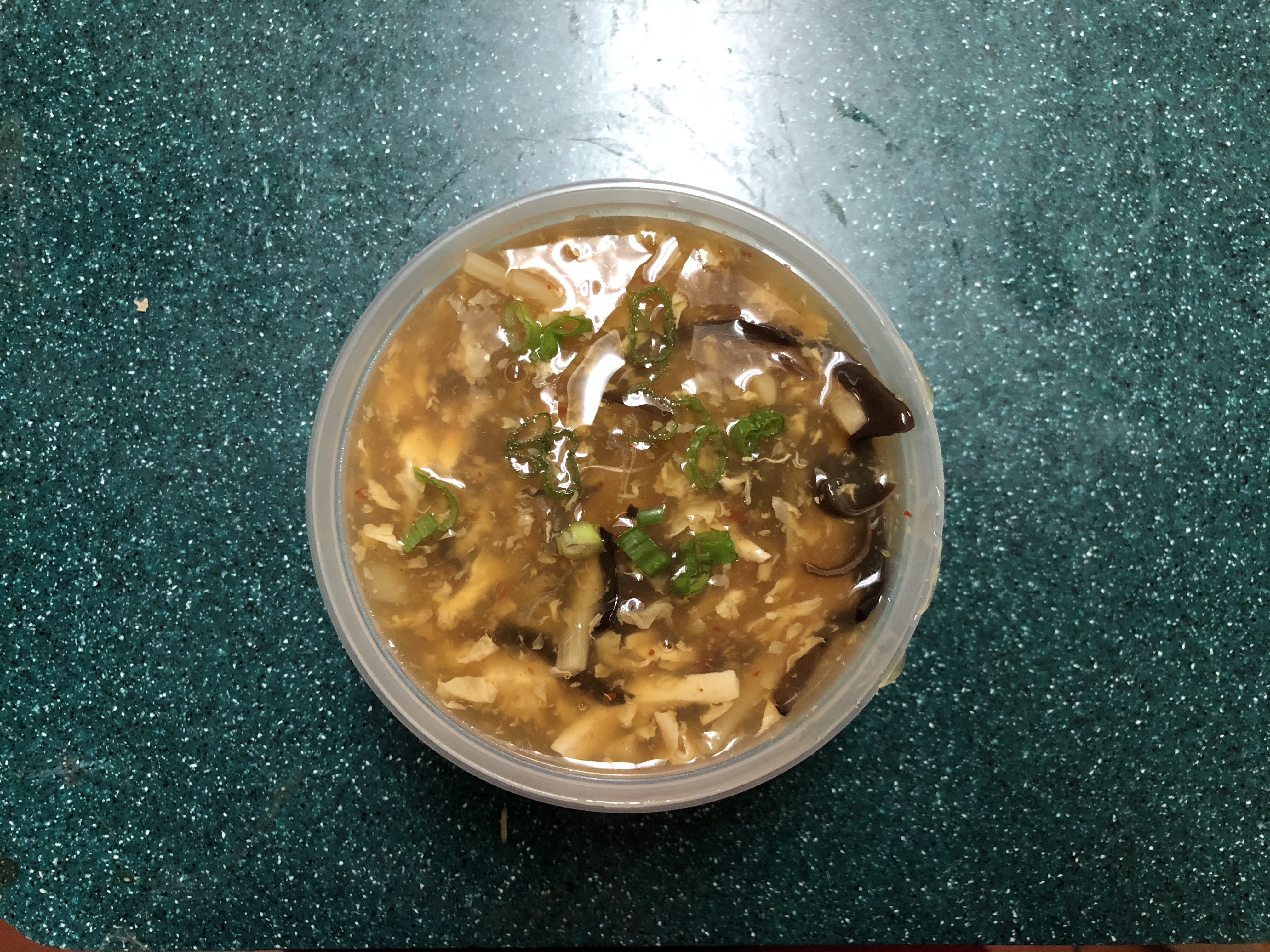 Order 31. Hot and Sour Soup 酸辣汤 food online from May Wah Fast Food store, New York on bringmethat.com