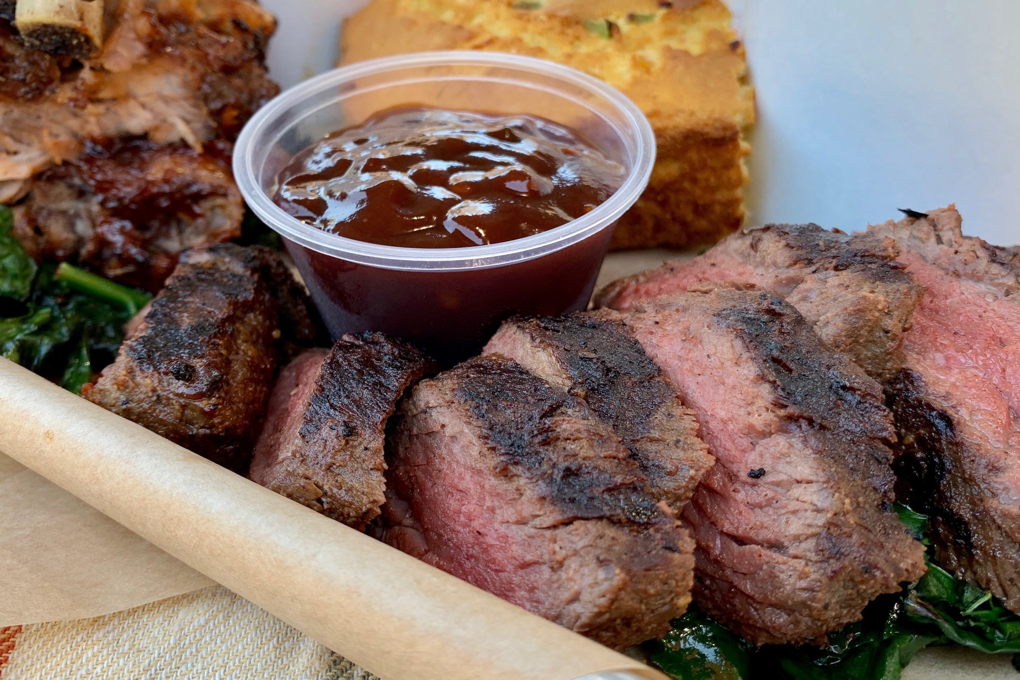 Order Texas Dry Rubbed Beef food online from Bbq Bill store, Los Angeles on bringmethat.com
