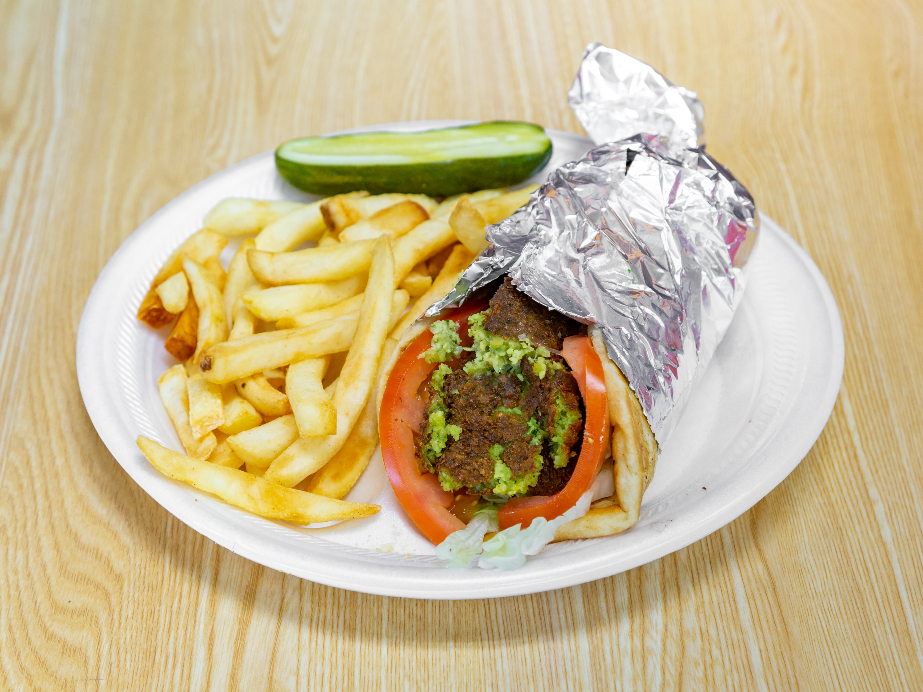 Order Falafel Lunch Special food online from Bagel One store, East Brunswick on bringmethat.com