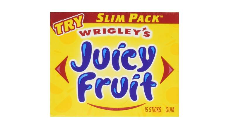 Order Wrigleys Juicy Fruit Slim Pack food online from Red Roof Market store, Lafollette on bringmethat.com