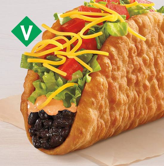 Order Chipotle Cheddar Chalupa - Black Bean food online from Taco Bell store, Black Mountain on bringmethat.com