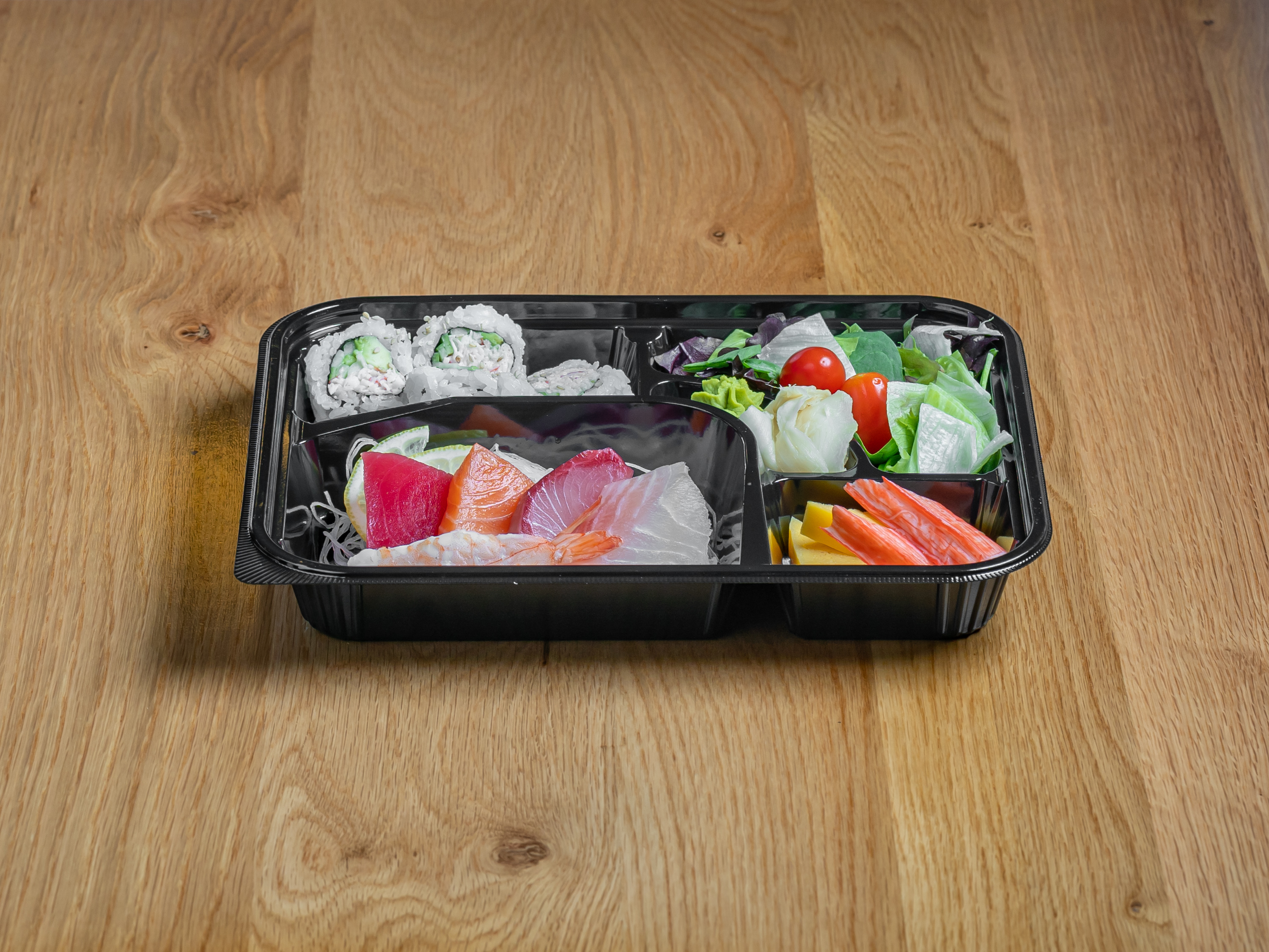 Order Sashimi Bento Lunch Special food online from Suben Sushi+Bento store, Carrollton on bringmethat.com