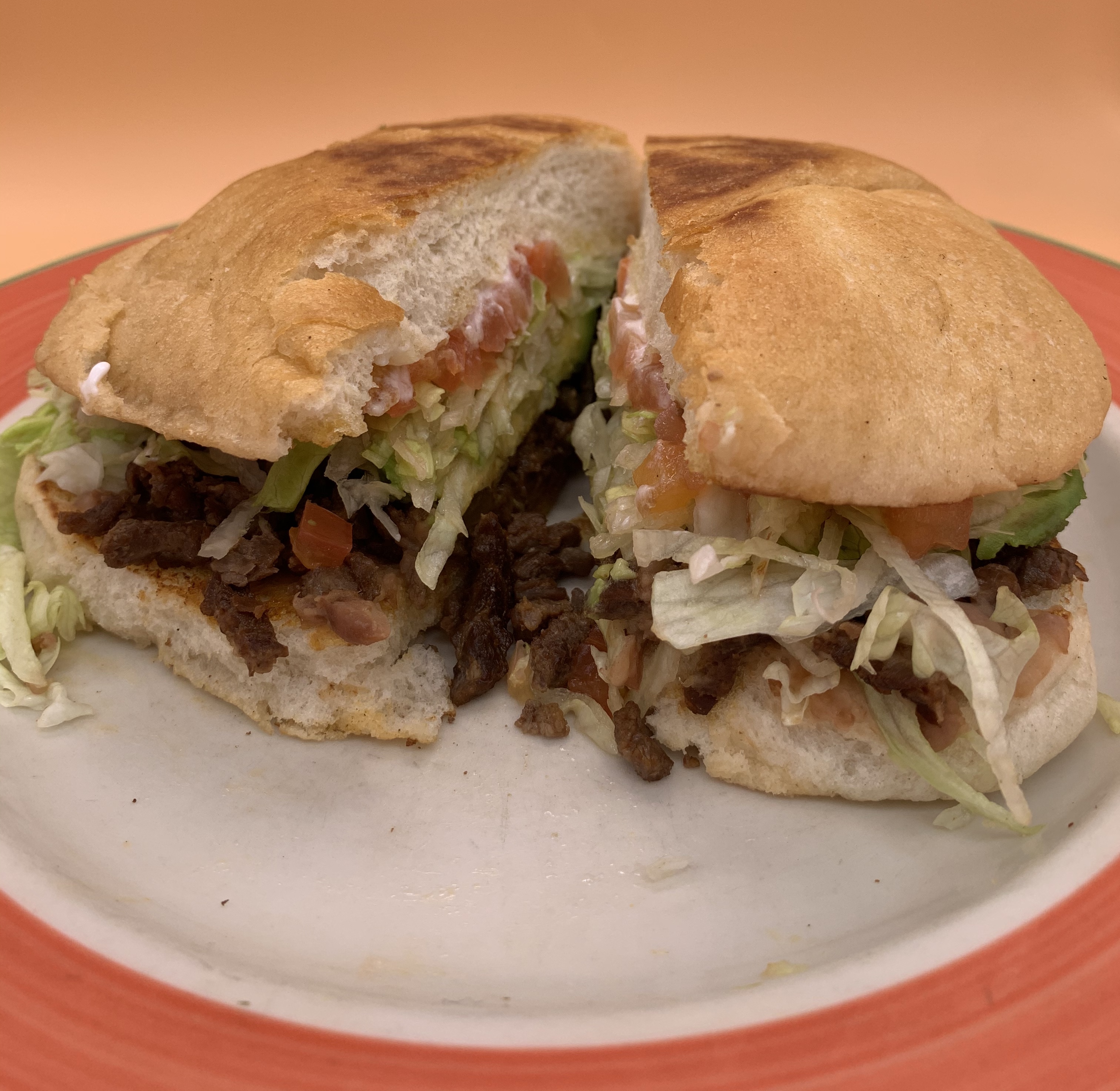 Order Torta Mexican Sandwich food online from La Estacion store, Waukesha on bringmethat.com