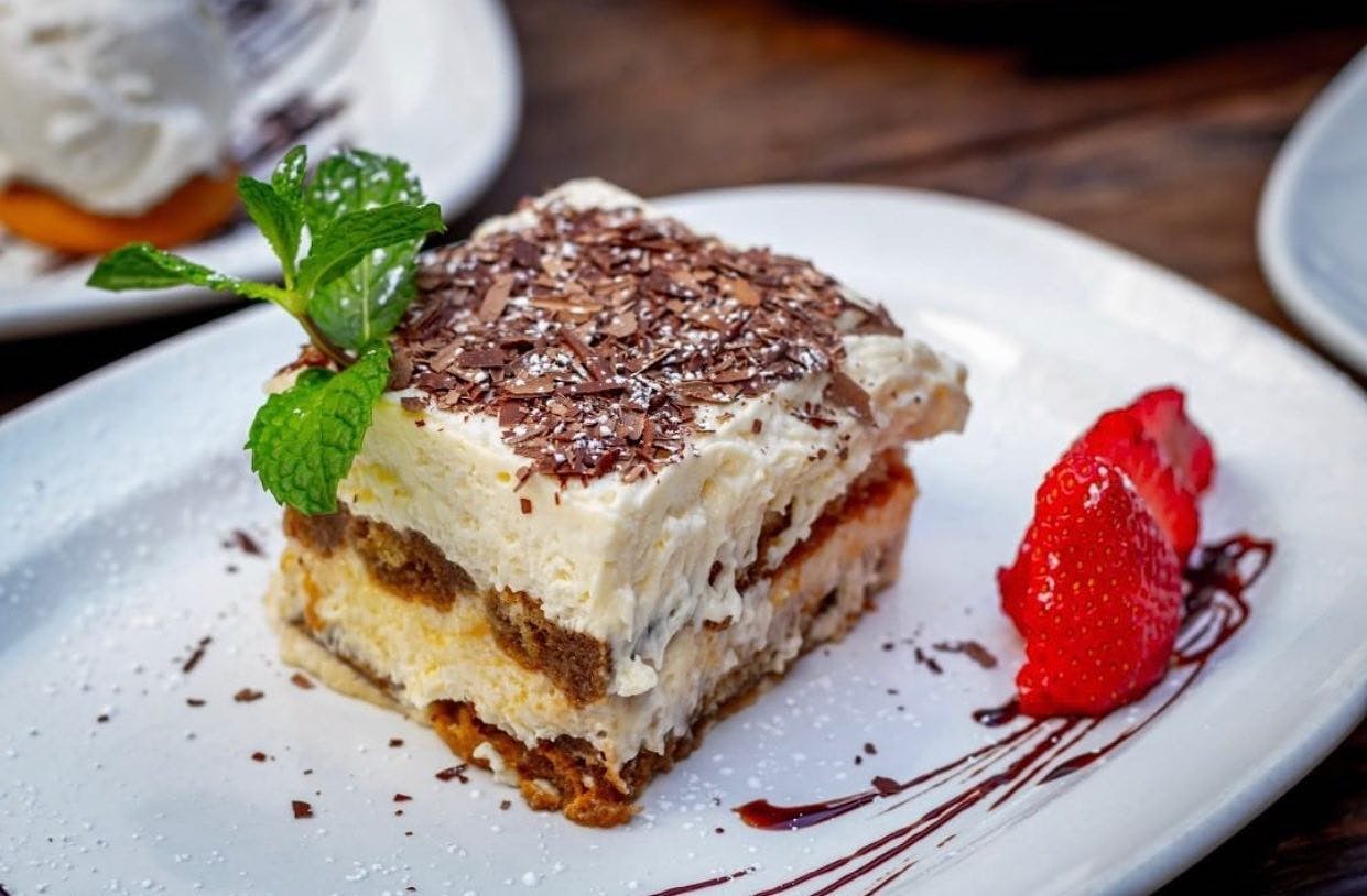 Order Tiramisu - Dessert food online from Caffe Roma store, Beverly Hills on bringmethat.com