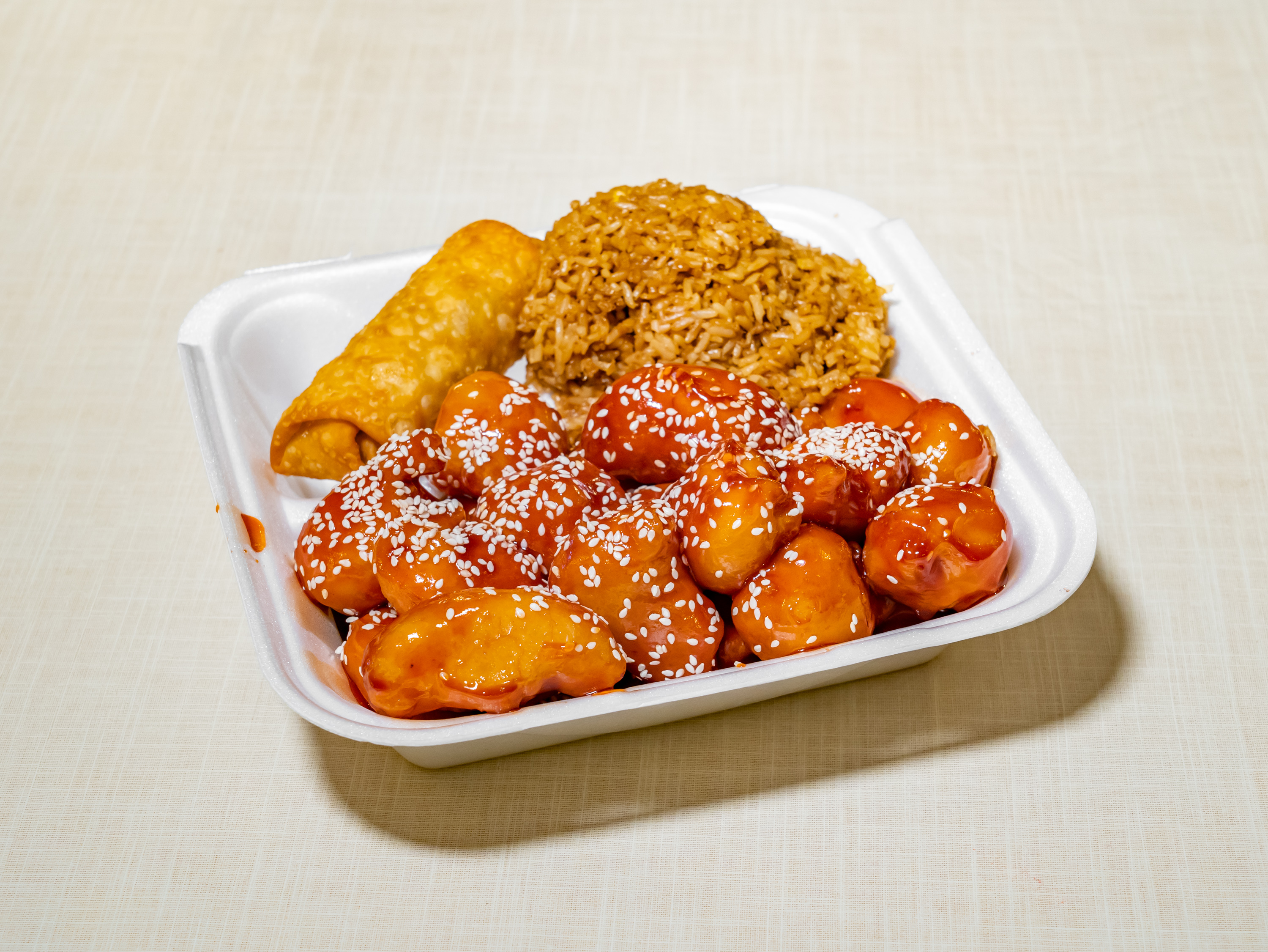 Order Sesame Chicken food online from Kwong Tung Chop Suey store, Shelby Charter Township on bringmethat.com