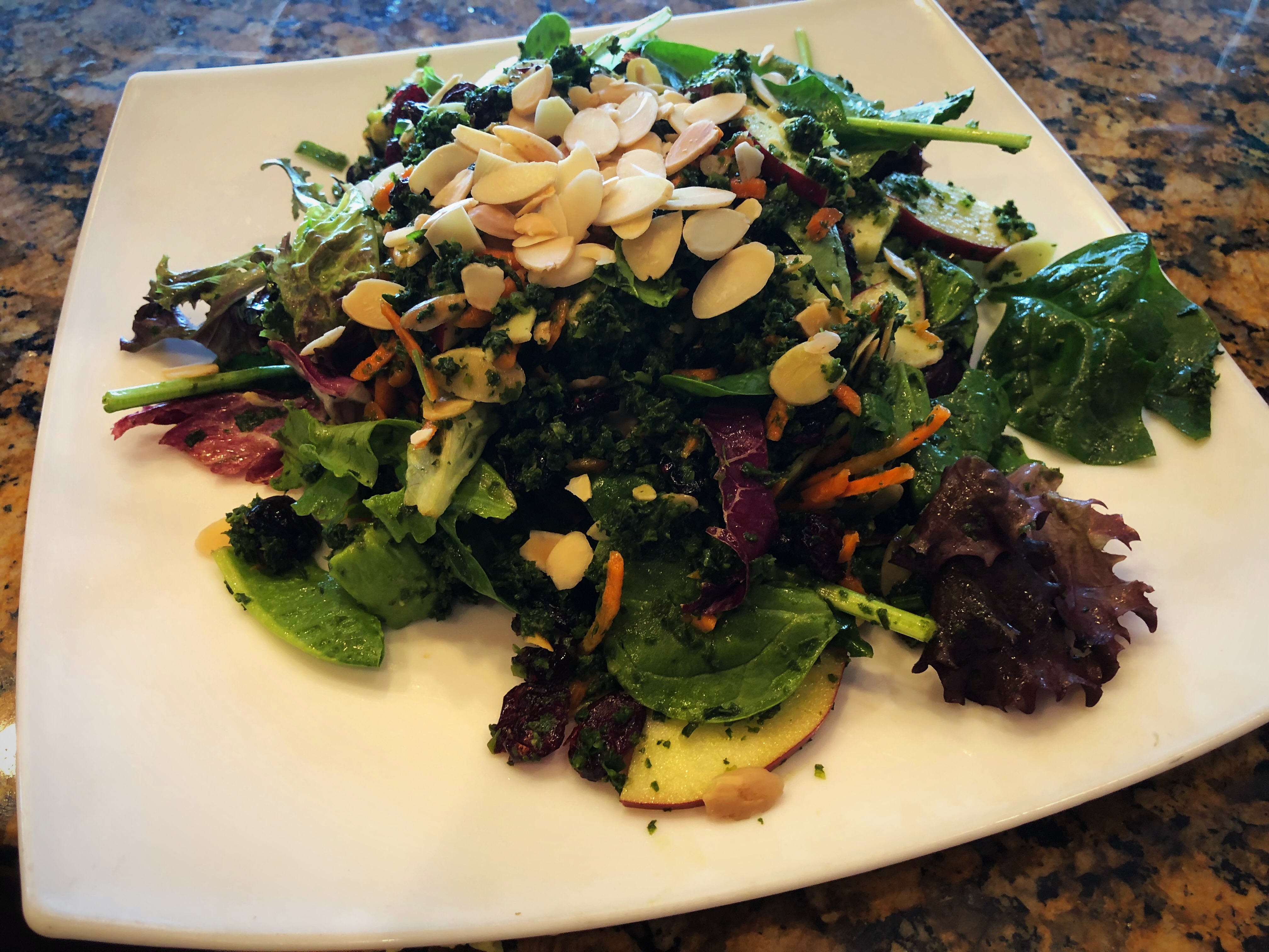 Order Apple Kale Salad food online from Healthy Garden & Gourmet Pizza store, Moorestown on bringmethat.com