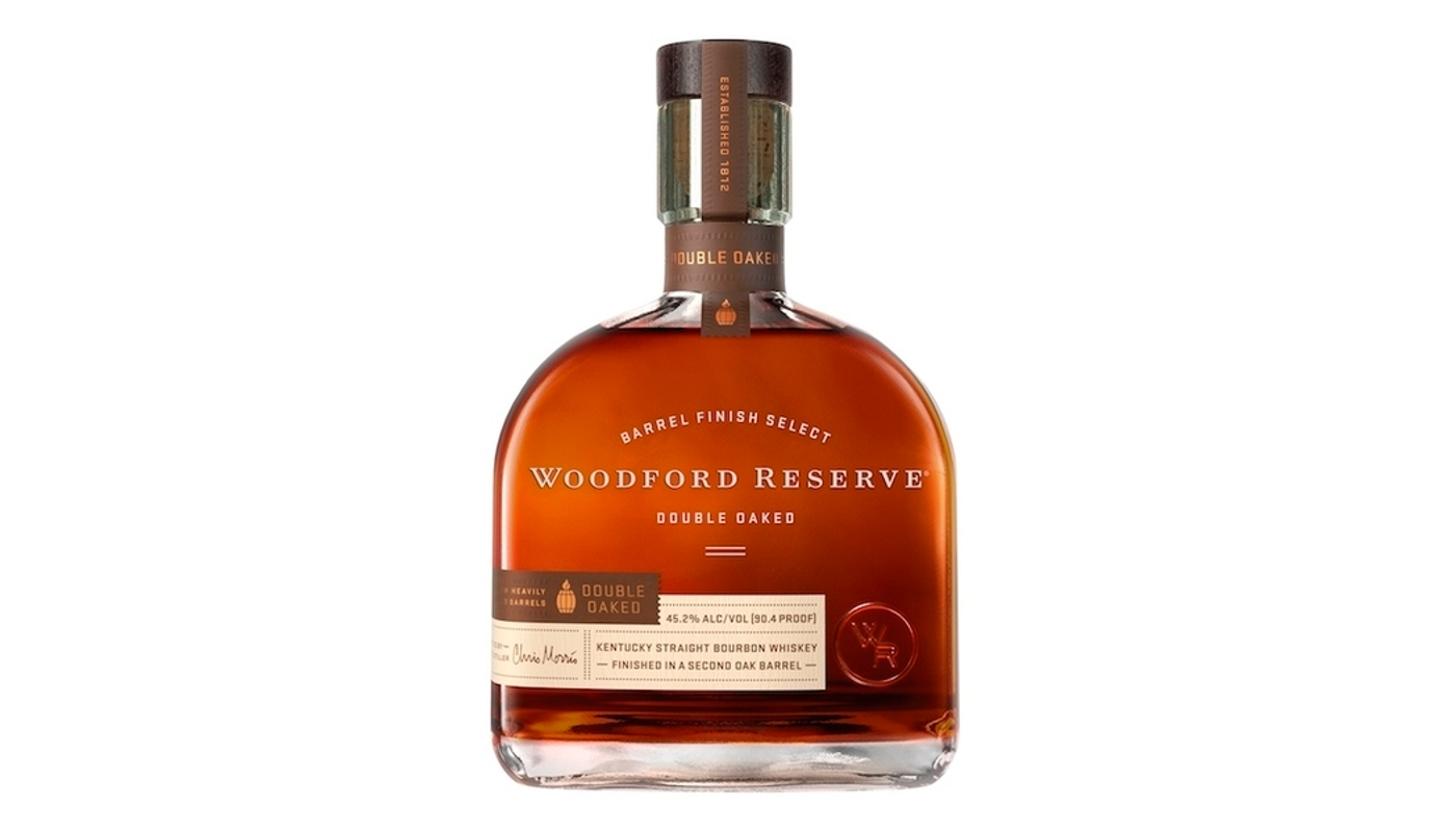Order  Woodford Reserve DOUBLE OAKED Kentucky Straight Bourbon Whiskey | 750mL food online from House Of Cigar & Liquor store, Redondo Beach on bringmethat.com