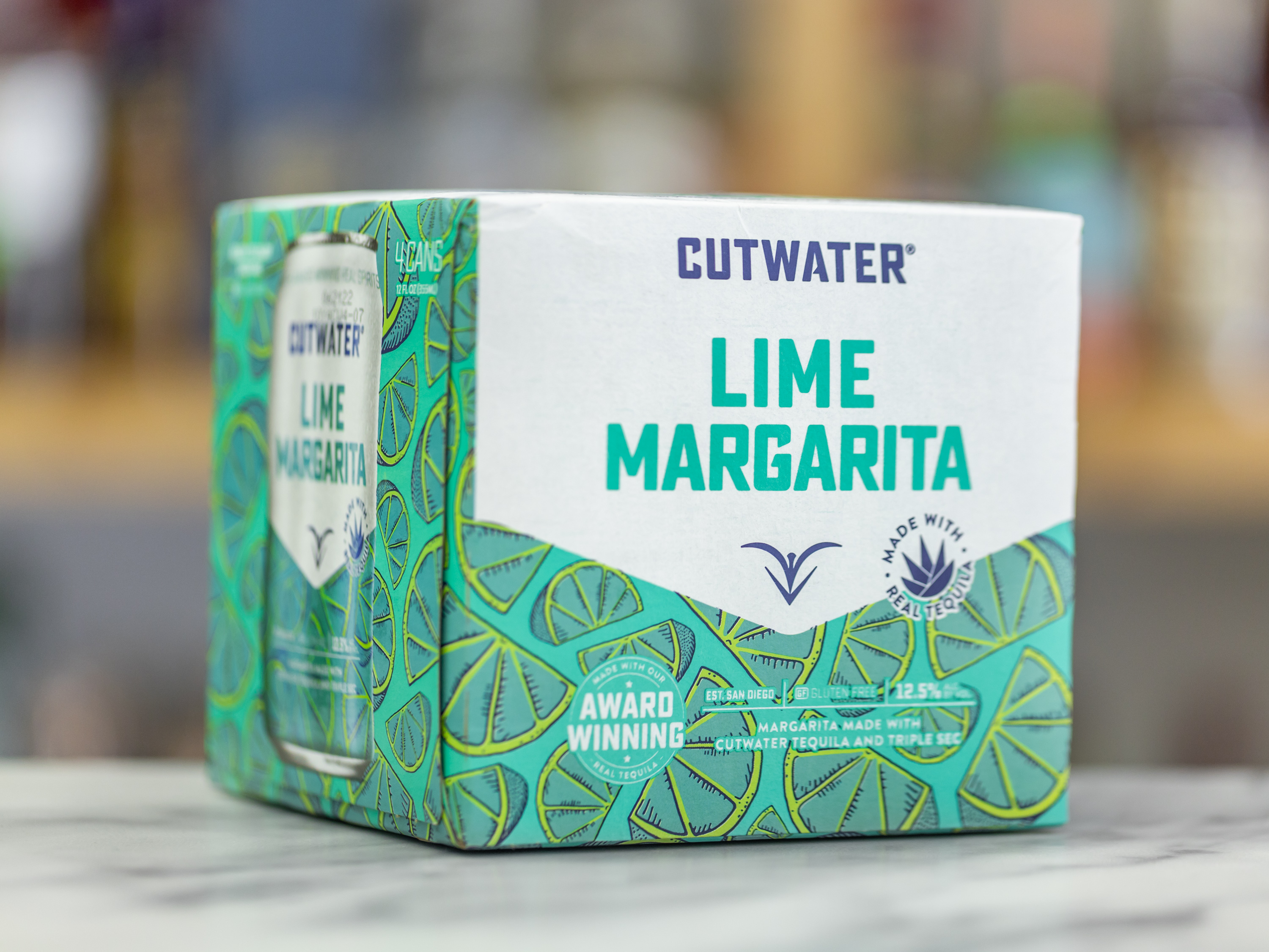 Order Cutwater Lime Tequila Marga 4 Pk food online from International Wine And Liquor store, Santa Clarita on bringmethat.com