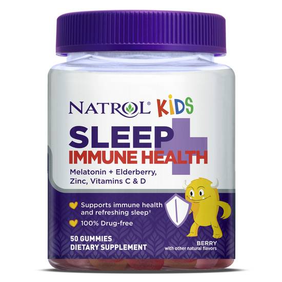 Order Natrol Kids Sleep + Immune Health Gummies Berry (50 ct) food online from Rite Aid store, Palm Desert on bringmethat.com